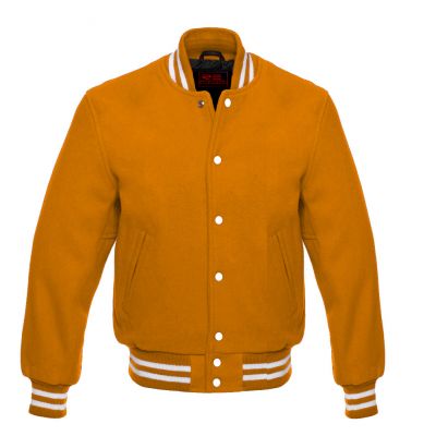 Varsity Classic jacket Gold-White trims
